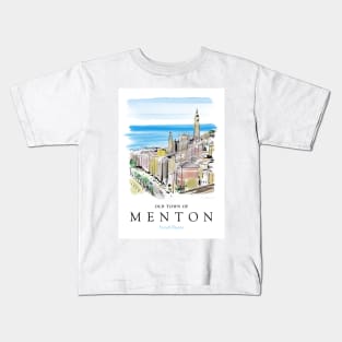 Old Town of Menton Kids T-Shirt